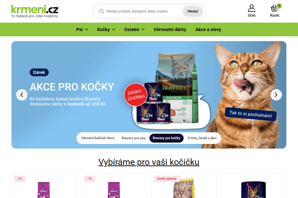 Internetov� obchod Krmeni.cz