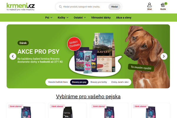 Internetov� obchod Krmeni.cz